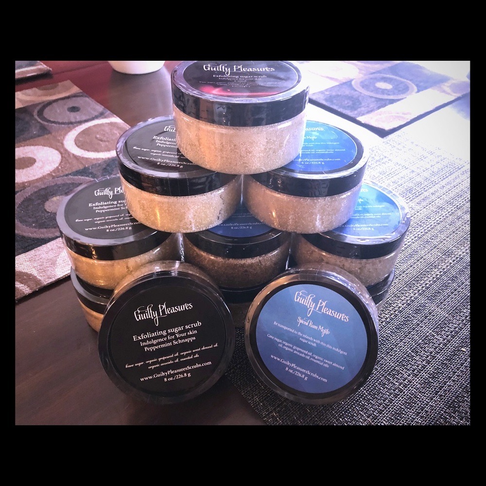 Sugar scrubs/bath and shower products